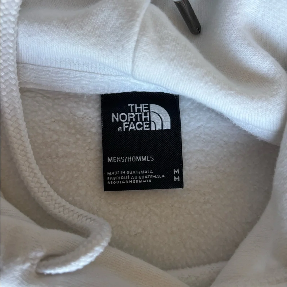The North Face Half Dome Logo Print Hoodie Pullover Size M White Cotton Unisex